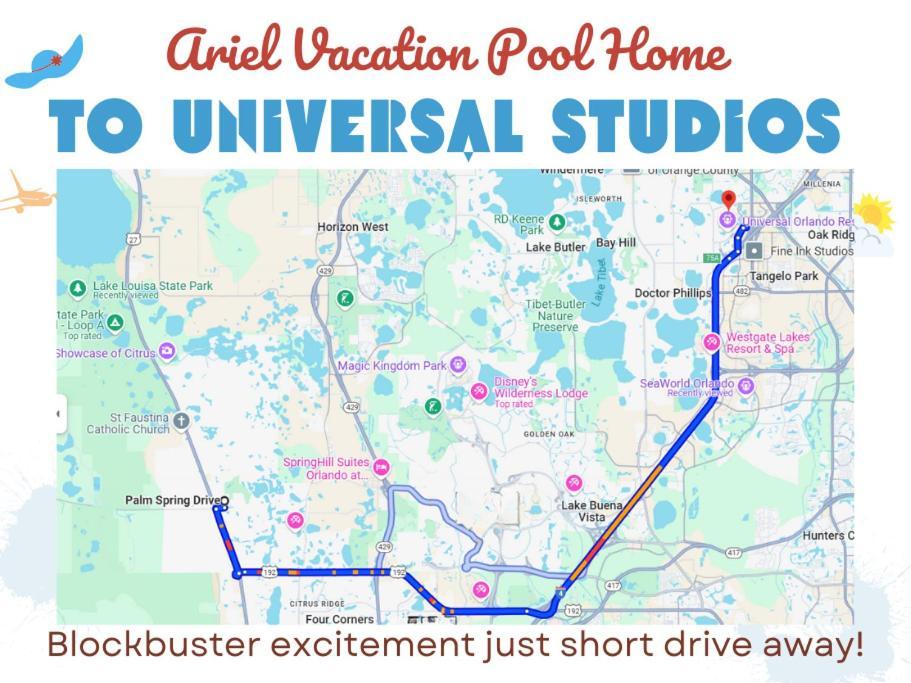 Ariel Private Pool Home Wspa Orlando Zewnętrze zdjęcie